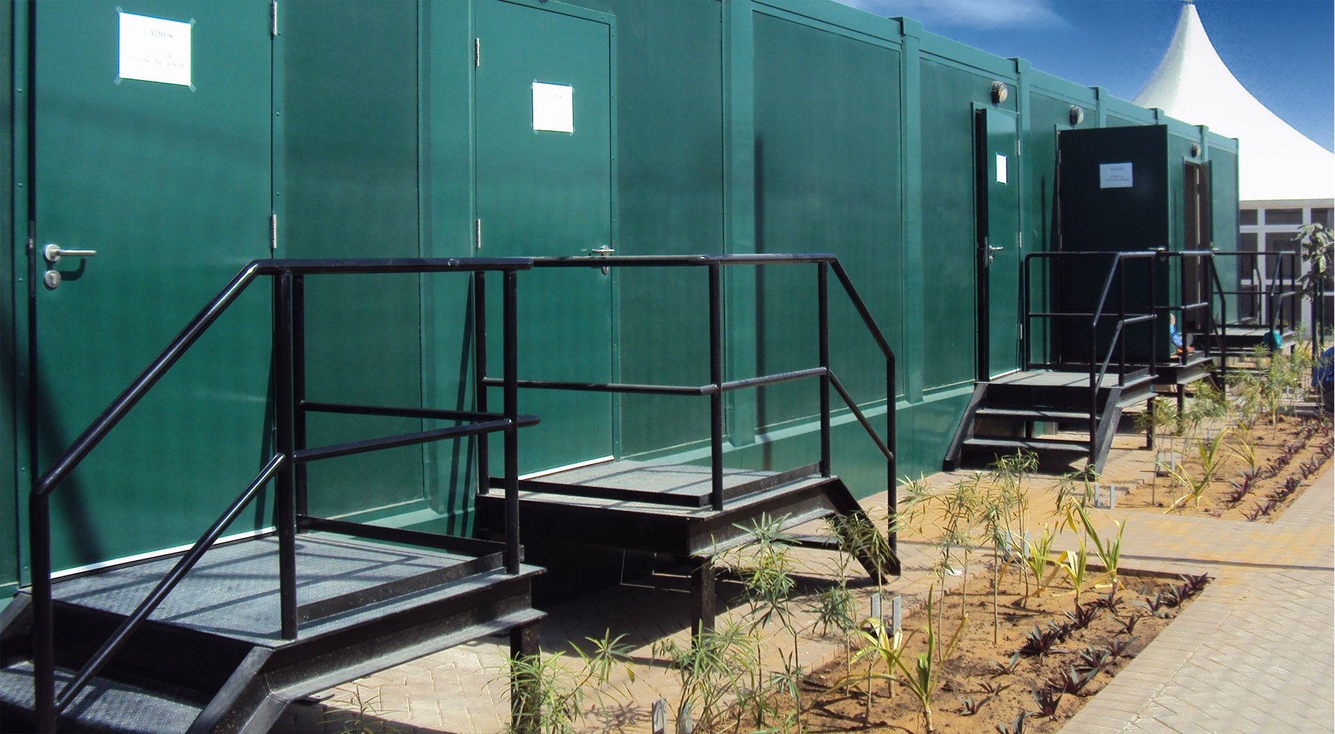 Modular Shipping Container ablution block MFC Concepts